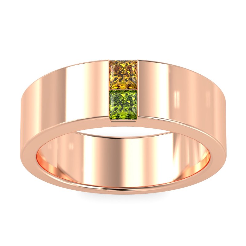 7mm Men's Classic Princess Cut Band