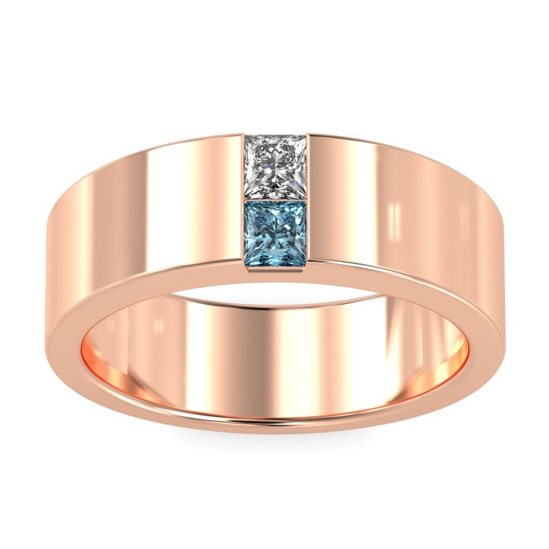 7mm Men's Classic Princess Cut Band