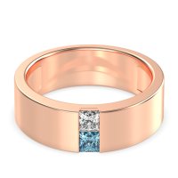 7mm Men's Classic Princess Cut Band