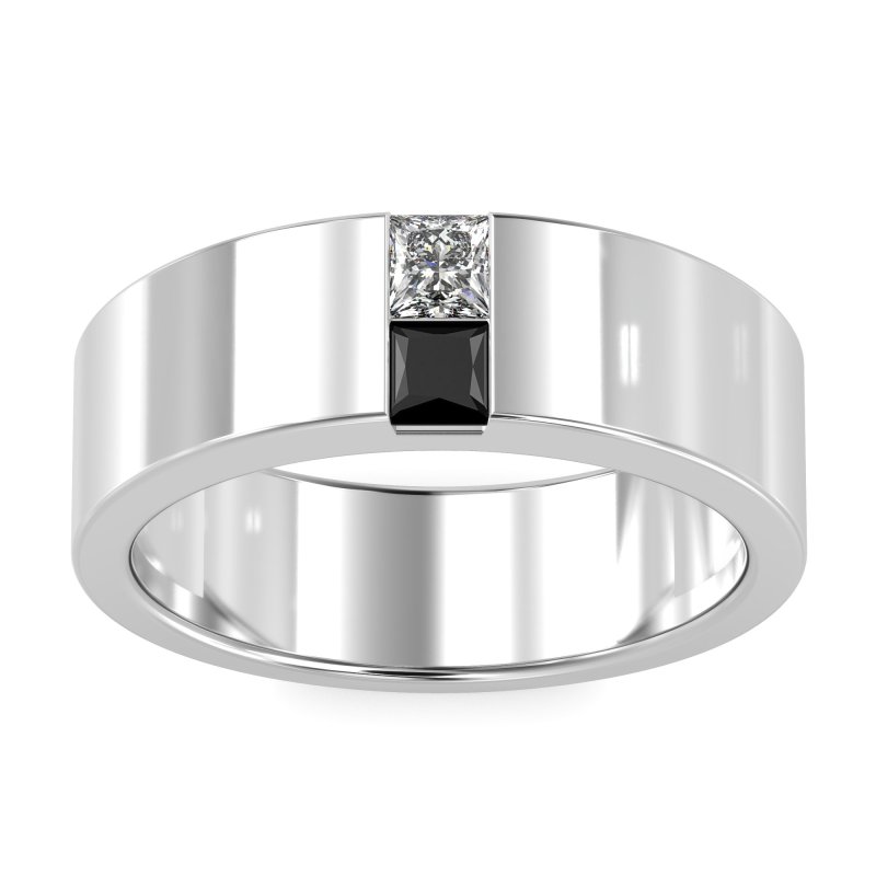 7mm Men's Classic Princess Cut Band