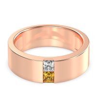 7mm Men's Classic Princess Cut Band