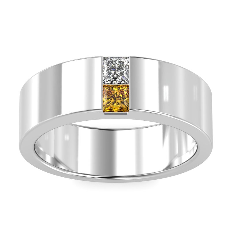 7mm Men's Classic Princess Cut Band