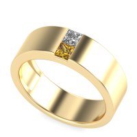 7mm Men's Classic Princess Cut Band