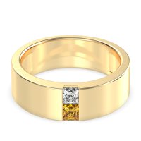 7mm Men's Classic Princess Cut Band