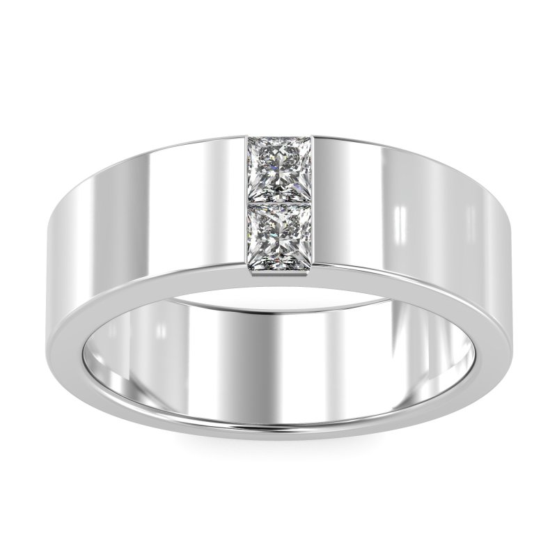 7mm Men's Classic Princess Cut Band