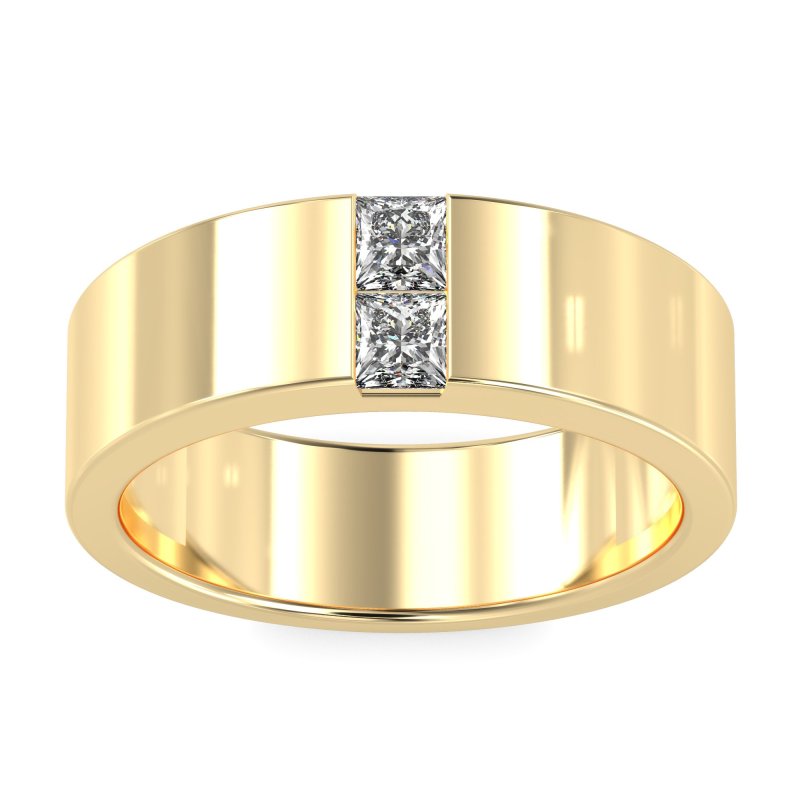 7mm Men's Classic Princess Cut Band