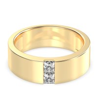 7mm Men's Classic Princess Cut Band