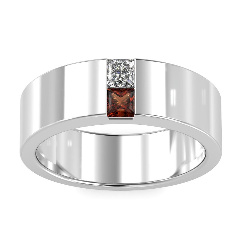 7mm Men's Classic Princess Cut Band