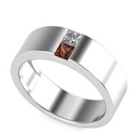 7mm Men's Classic Princess Cut Band