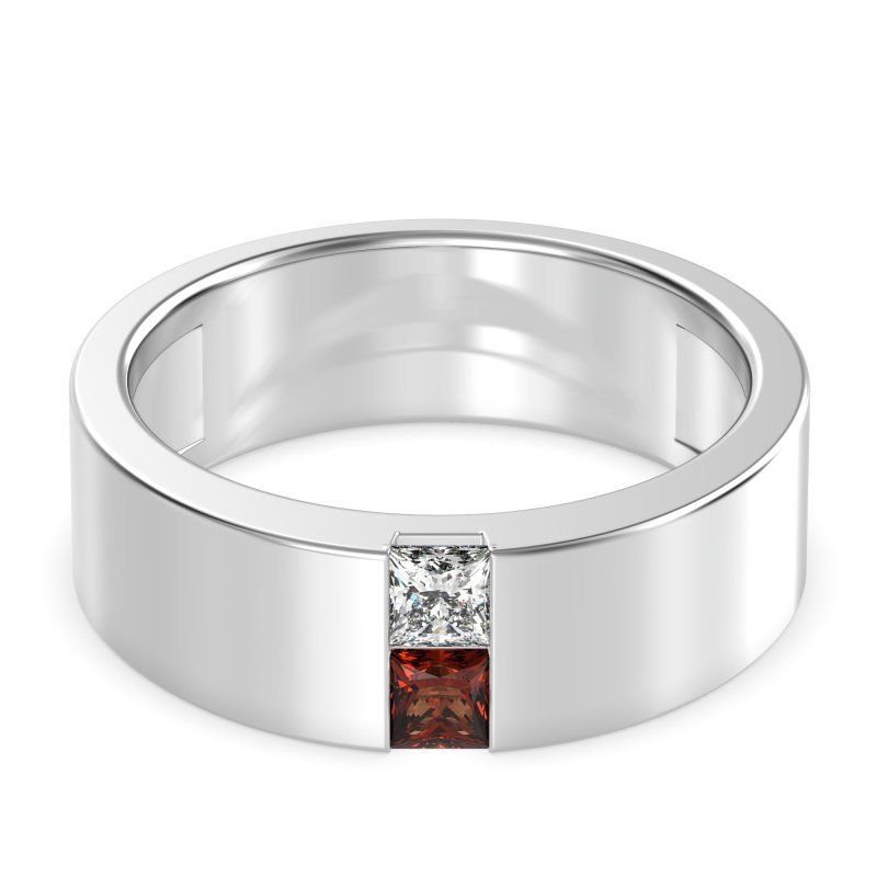 7mm Men's Classic Princess Cut Band