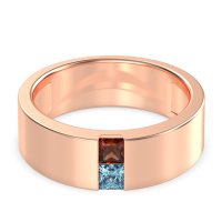 7mm Men's Classic Princess Cut Band