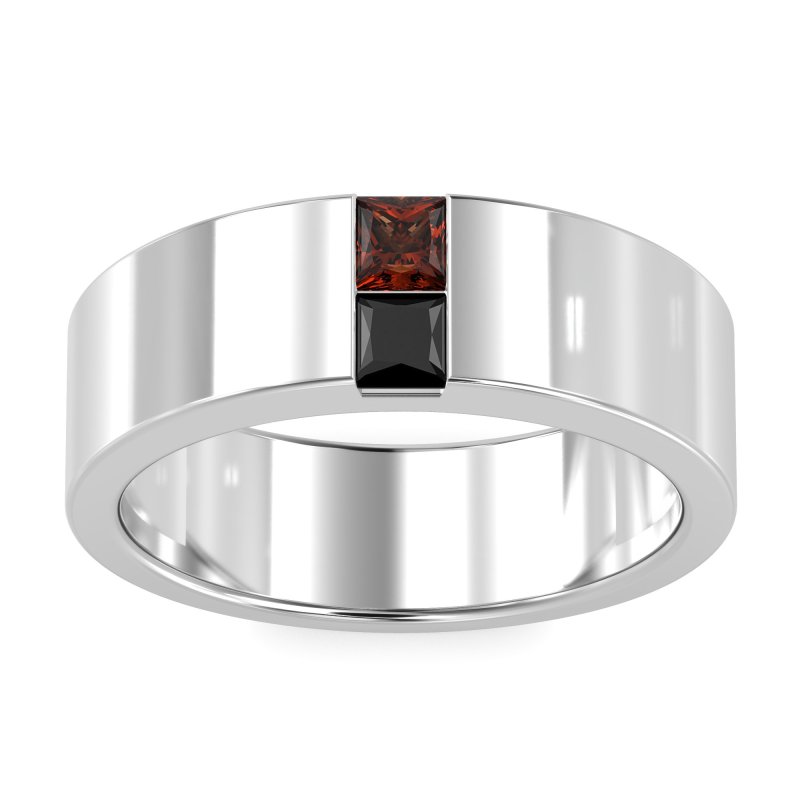 7mm Men's Classic Princess Cut Band