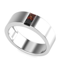7mm Men's Classic Princess Cut Band