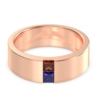 7mm Men's Classic Princess Cut Band