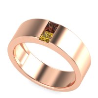 7mm Men's Classic Princess Cut Band