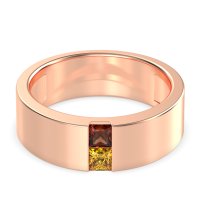7mm Men's Classic Princess Cut Band