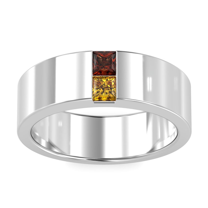 7mm Men's Classic Princess Cut Band