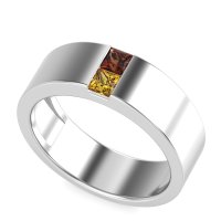 7mm Men's Classic Princess Cut Band