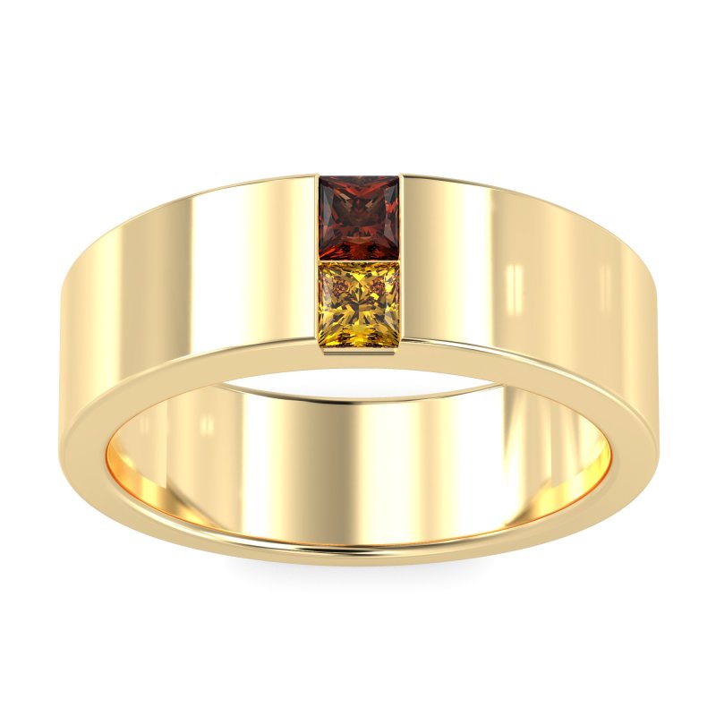 7mm Men's Classic Princess Cut Band