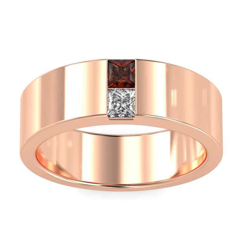 7mm Men's Classic Princess Cut Band