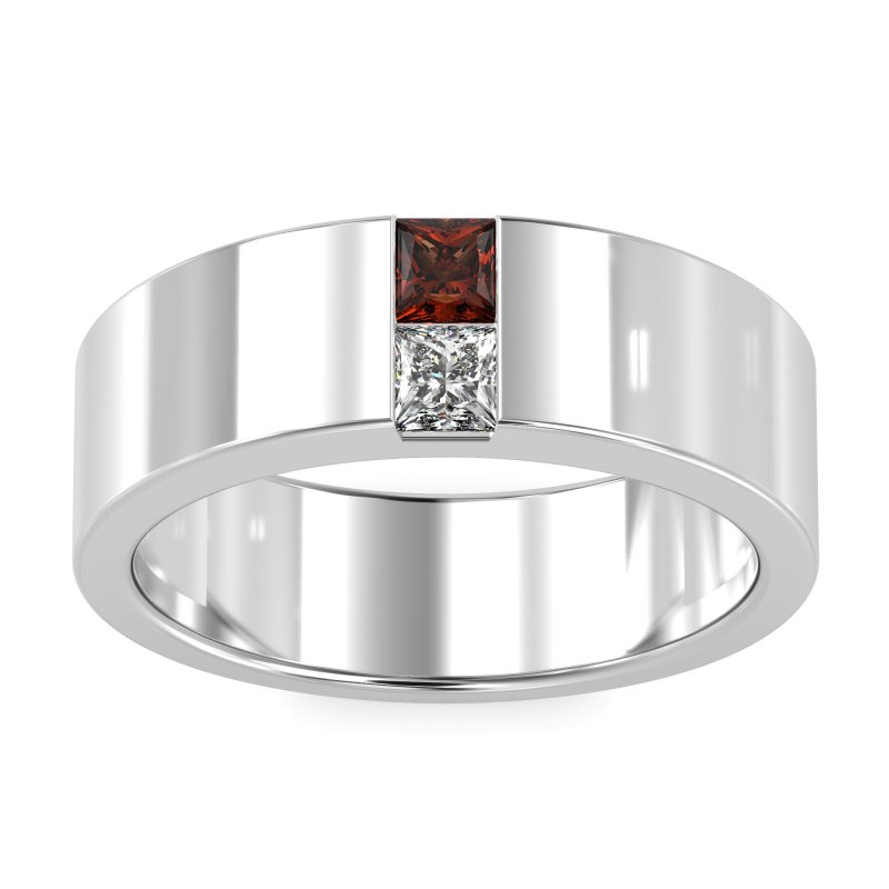 7mm Men's Classic Princess Cut Band