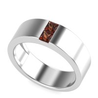 7mm Men's Classic Princess Cut Band