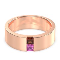 7mm Men's Classic Princess Cut Band