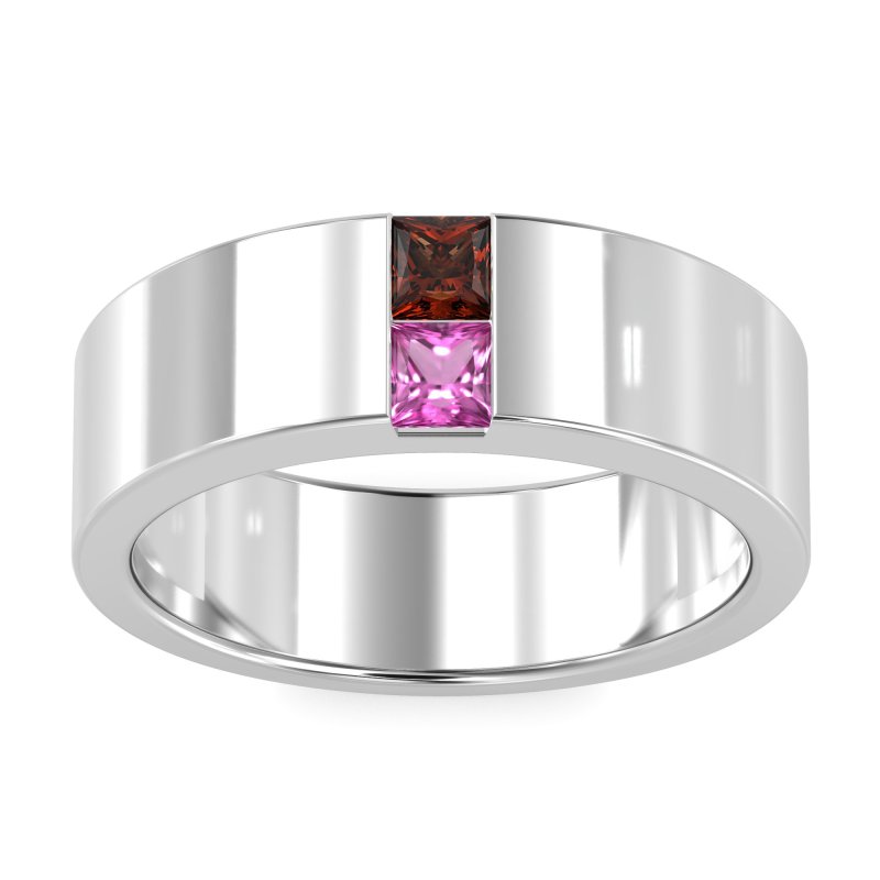 7mm Men's Classic Princess Cut Band