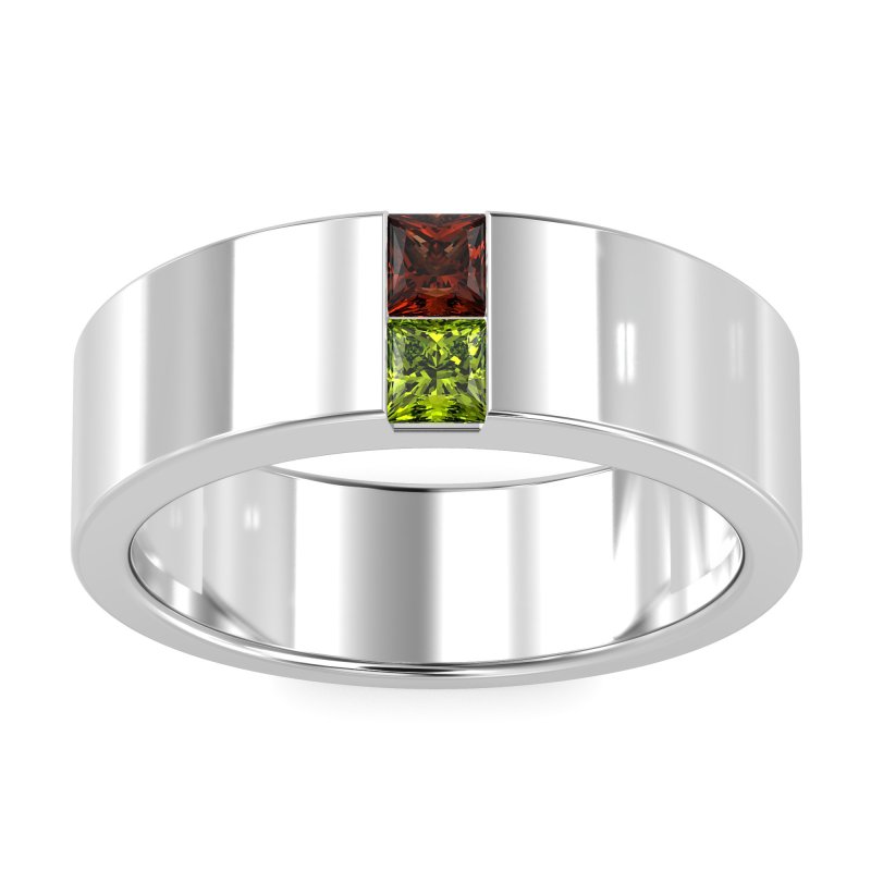 7mm Men's Classic Princess Cut Band