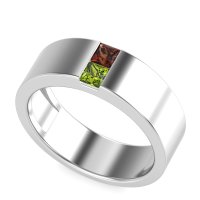 7mm Men's Classic Princess Cut Band