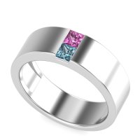 7mm Men's Classic Princess Cut Band