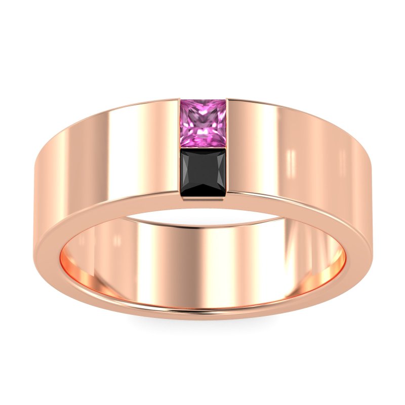 7mm Men's Classic Princess Cut Band