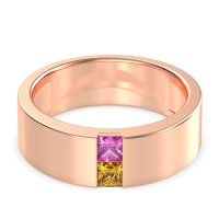 7mm Men's Classic Princess Cut Band