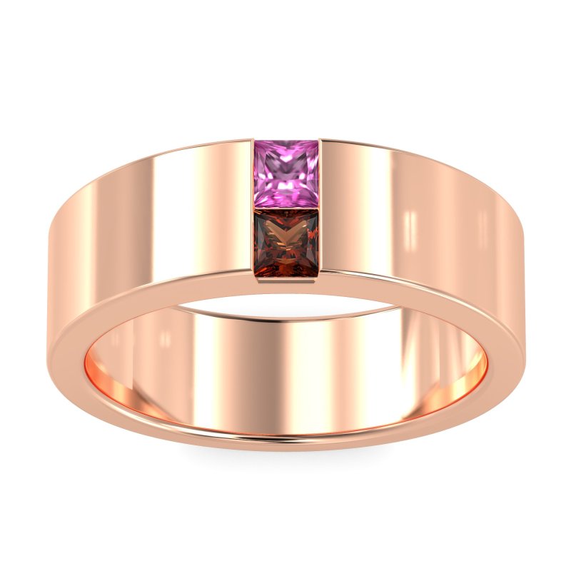 7mm Men's Classic Princess Cut Band
