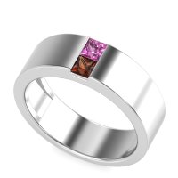 7mm Men's Classic Princess Cut Band