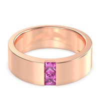 7mm Men's Classic Princess Cut Band