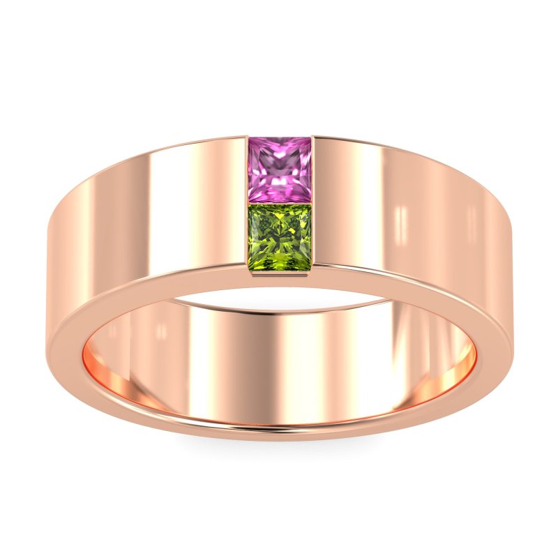 7mm Men's Classic Princess Cut Band