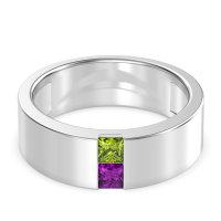 7mm Men's Classic Princess Cut Band