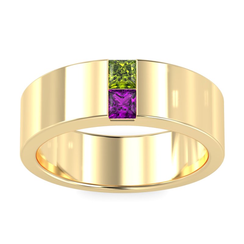 7mm Men's Classic Princess Cut Band