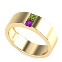 7mm Men's Classic Princess Cut Band