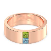 7mm Men's Classic Princess Cut Band