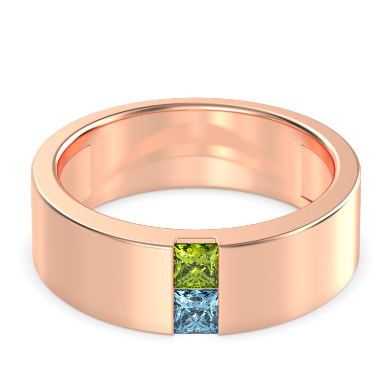 7mm Men's Classic Princess Cut Band