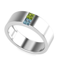 7mm Men's Classic Princess Cut Band