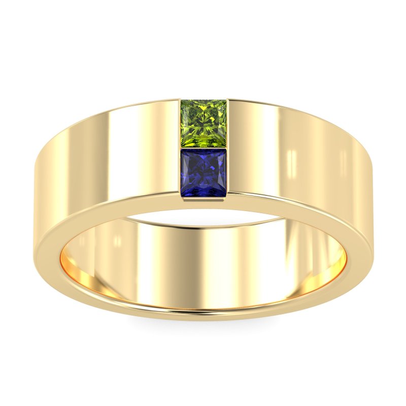 7mm Men's Classic Princess Cut Band