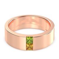 7mm Men's Classic Princess Cut Band