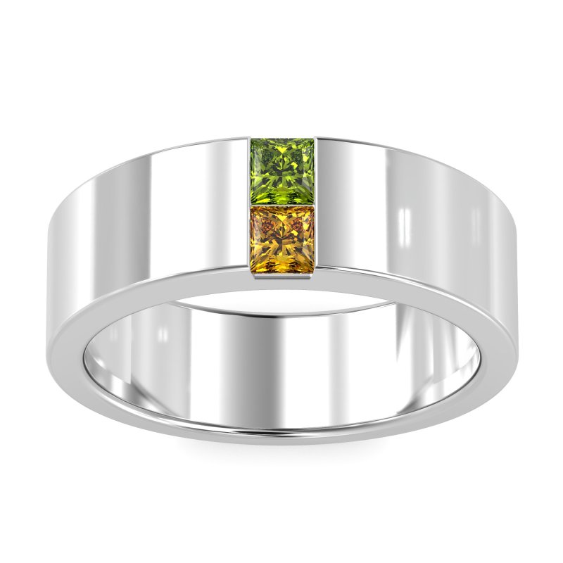 7mm Men's Classic Princess Cut Band