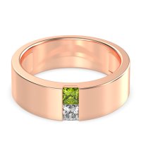 7mm Men's Classic Princess Cut Band