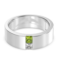 7mm Men's Classic Princess Cut Band