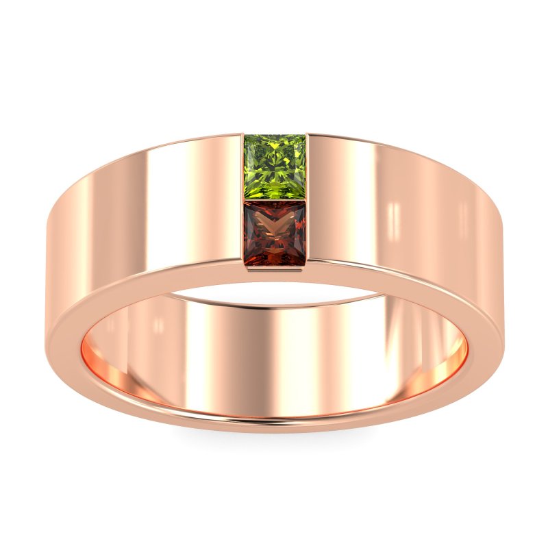 7mm Men's Classic Princess Cut Band