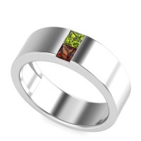 7mm Men's Classic Princess Cut Band